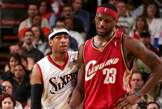 Lebron james allen iverson